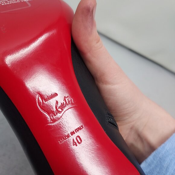 Christian Louboutin Black Pumppie Heel Ankle Boot - Picture 4 of 12